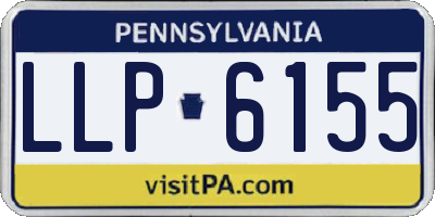 PA license plate LLP6155