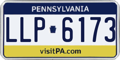 PA license plate LLP6173