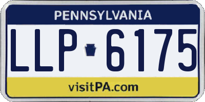 PA license plate LLP6175