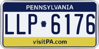 PA license plate LLP6176