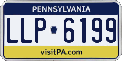 PA license plate LLP6199