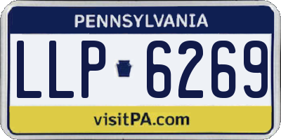 PA license plate LLP6269