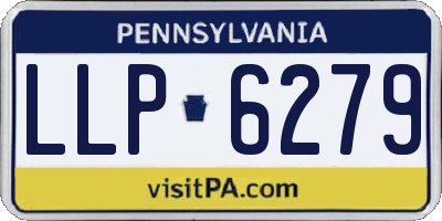 PA license plate LLP6279