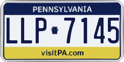 PA license plate LLP7145