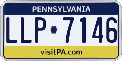 PA license plate LLP7146