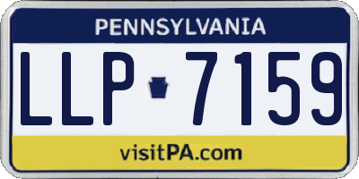 PA license plate LLP7159
