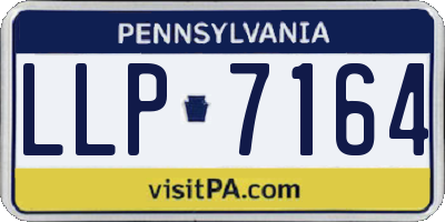 PA license plate LLP7164