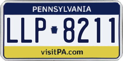 PA license plate LLP8211