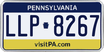 PA license plate LLP8267