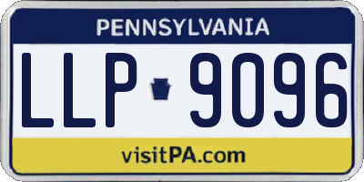 PA license plate LLP9096