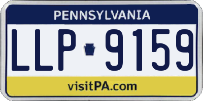 PA license plate LLP9159