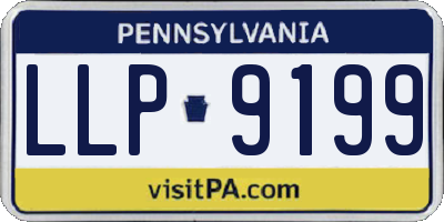 PA license plate LLP9199