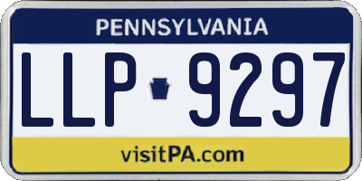 PA license plate LLP9297