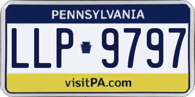 PA license plate LLP9797
