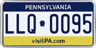 PA license plate LLQ0095
