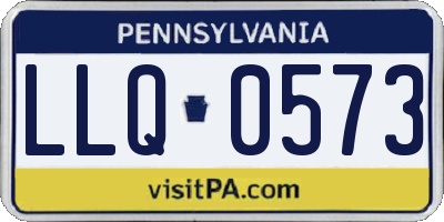 PA license plate LLQ0573