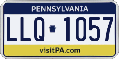 PA license plate LLQ1057