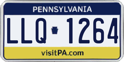 PA license plate LLQ1264