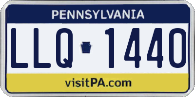 PA license plate LLQ1440