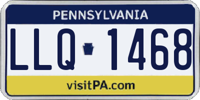 PA license plate LLQ1468