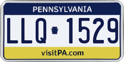 PA license plate LLQ1529