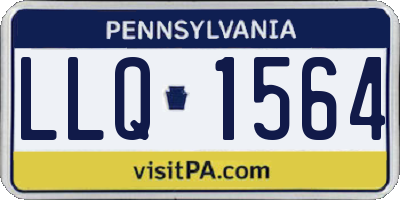 PA license plate LLQ1564