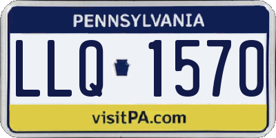 PA license plate LLQ1570