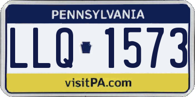 PA license plate LLQ1573