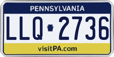 PA license plate LLQ2736