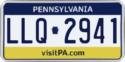 PA license plate LLQ2941