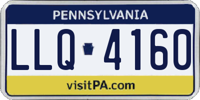 PA license plate LLQ4160
