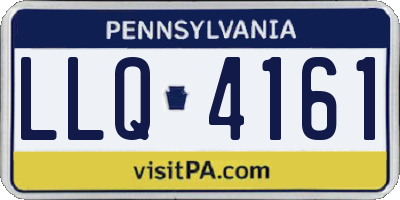 PA license plate LLQ4161