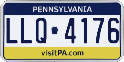 PA license plate LLQ4176
