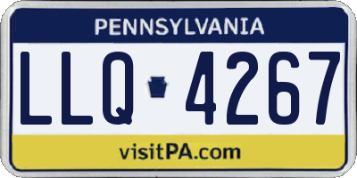 PA license plate LLQ4267