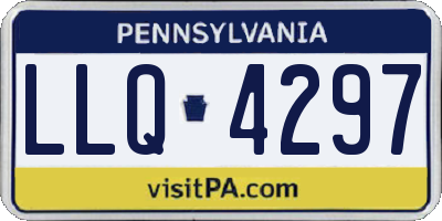 PA license plate LLQ4297
