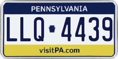 PA license plate LLQ4439