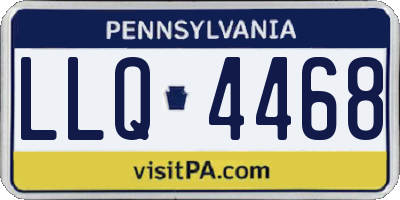 PA license plate LLQ4468