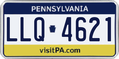 PA license plate LLQ4621