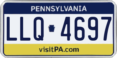PA license plate LLQ4697
