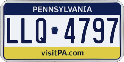 PA license plate LLQ4797