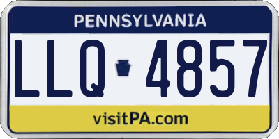 PA license plate LLQ4857