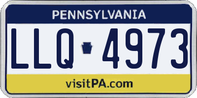 PA license plate LLQ4973