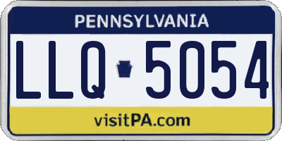 PA license plate LLQ5054