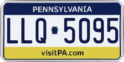 PA license plate LLQ5095