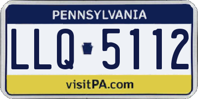 PA license plate LLQ5112