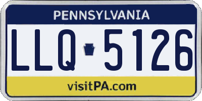 PA license plate LLQ5126