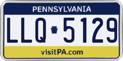 PA license plate LLQ5129