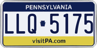 PA license plate LLQ5175