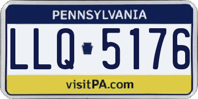 PA license plate LLQ5176