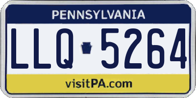 PA license plate LLQ5264